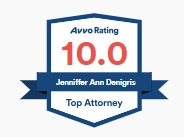 Avvo Rating 10.0 Top Attorneys Jenniffer Ann Denigris